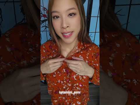 Fabric Scratching ASMR | Collared Button Down Dress Shirt | Cotton Clothes Soft Textile Top | Tiktok