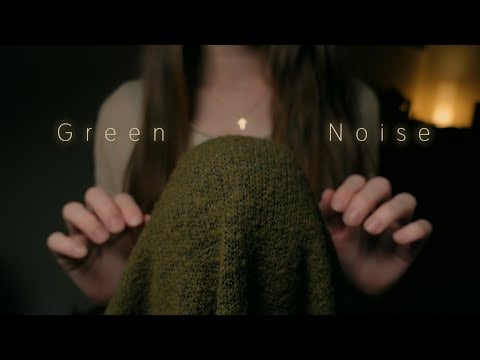 ASMR | Green Noise and Mic Scratching for Sleep (No Talking, Rain Sounds, 3H)