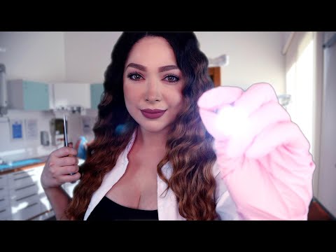 ASMR Highly Unprofessional Cranial Nerve Exam 👀 Medical Roleplay, Personal Attention