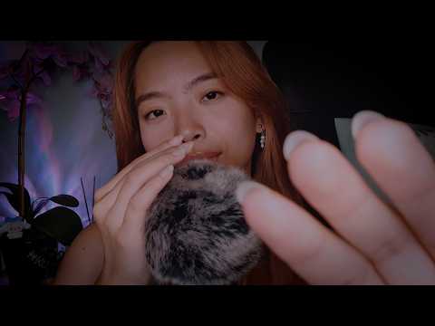 Gentle ASMR for Sleep 💤 Comforting Whispers, Fluffy Mic Brushing & Slow Hand Movements