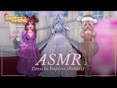 ASMR ✧ ¿Probamos la actualización navideña en Dress to Impress? #7 🎁❄️ [Binaural] [Códigos]