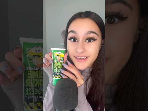 ASMR| Trying SOUR candy?! #asmr #asmrsounds #asmreating #shortsviral #shortsfeed #shorts #viral