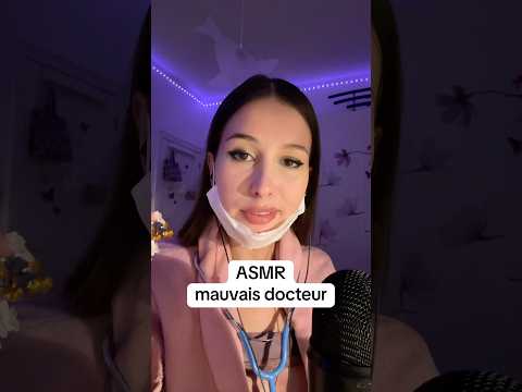 Vous croyez elle a mérité son karma à la fin?😷 #asmr #asmrmedical #asmrroleplay #asmrdoctor #humour