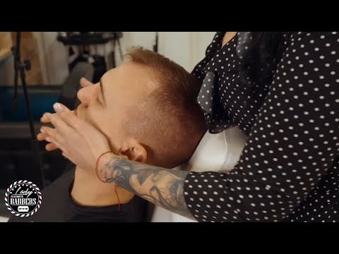 Deep Relaxation ASMR Massage by Barber Lady Helen for Men
