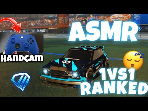 ASMR Français • CHUCHOTEMENT DOUX EN RANKED 1vs1 SUR ROCKET LEAGUE ! 😴