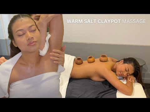 ASMR: Traditional Thai Hot Salt Clay Pot Massage for Deep Relaxation!