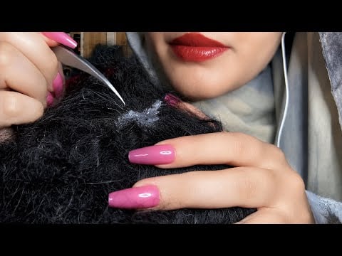 ASMR 💆🏻‍♀️ Hair Salon Roleplay | Hair Play, Scalp Scratching, Scalp Massage (Afro) 