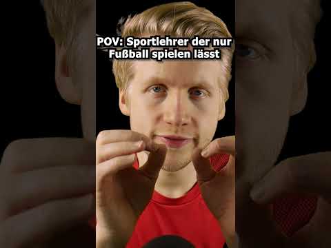 ASMR - POV: Sportlehrer der nur Fußball spielen lässt! #Shorts #asmr #roleplay #DeutscheASMR