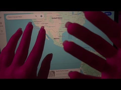[ASMR - Whisper] Exploring Google Maps pt.3 🌍 🧐