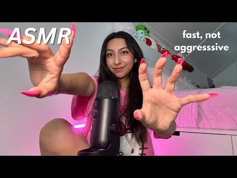 ASMR FAST UNPREDICTABLE TRIGGERS TO GET YOUR TINGLES BACK!! (MOUTH SOUNDS, CLOSE VISUALS, ETC)
