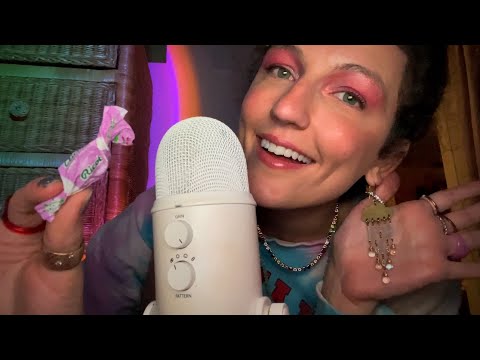 ASMR~ the tingliest HARD CANDY 🍭🍬 ramble w/ divine JEWELRY sounds!