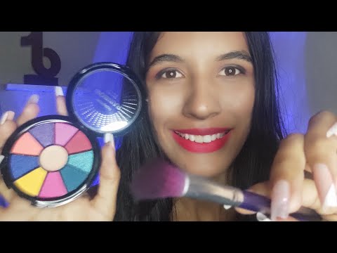 ASMR MAQUIANDO VOCÊ PARA VOTAR, PORÉM VOCÊ ESTÁ ATRASADA. 💁🏽‍♀️