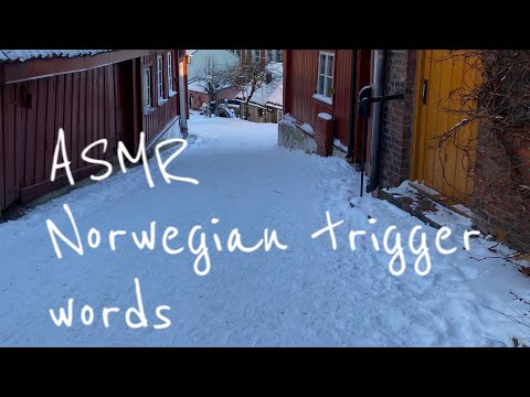 ASMR Norwegian trigger words 🇳🇴