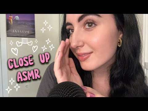 Close Up ASMR ~ Whispering, Hand & Mouth Sounds, Visuals For Sleep #asmr 