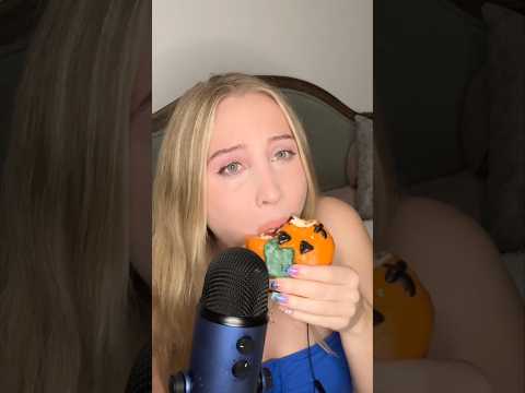 Eating doughnut times halloween donuts review full video up on my channel ☺️