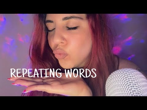 ASMR ITA| REPEATING WORDS