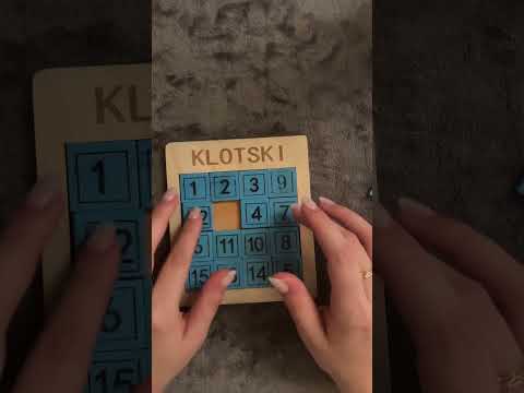 Wooden sliding Puzzle #asmr #whispers #puzzle #satisfying #asmrvideo #asmrsounds