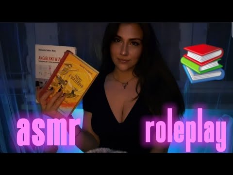 [ASMR PL] *Roleplay* Zapraszam do mojej księgarni 😴📚 (dźwięki klawiatury, dźwięki książek, szept)