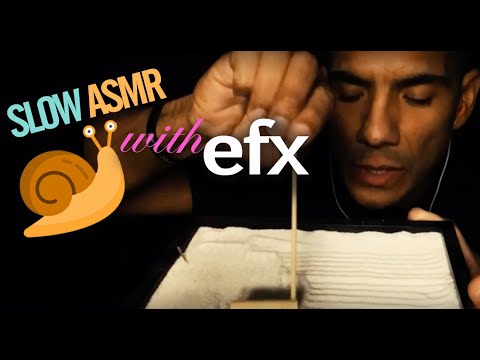 Slow 🐌 ASMR / Personal Attention / Plucking Negative Energy / Help With Sleep / with ECHO EFFECT