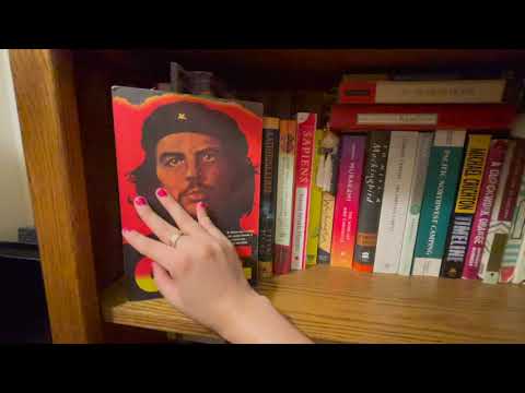 ASMR | Bookshelf Tour (requested) [softspoken, book sounds]