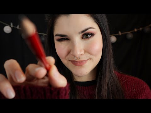 ASMR Trazando TU Cara + INAUDIBLE | ASMR daydream