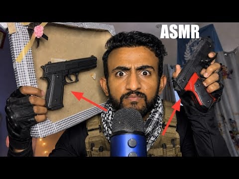 ASMR Unboxing |*INSANE GUN SOUNDS* For SLEEP And Relaxation Whispers Tapping Soothing Triggers 