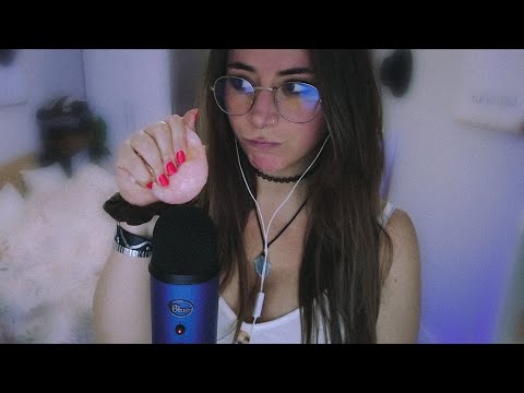 ASMR slime on mic (no talking)