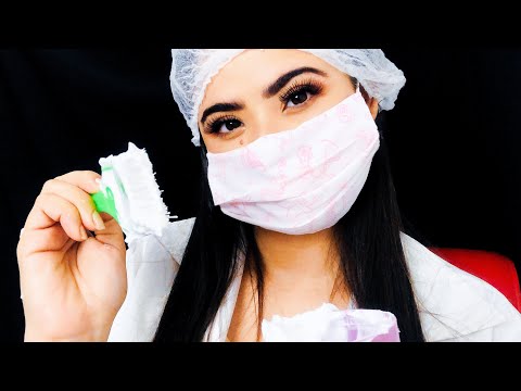 ASMR: ROLEPLAY  DERMATOLOGISTA (cuidando do seu rosto)