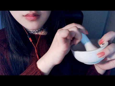 Korean ASMR 귓속을 울리는 막자사발 갈갈걀 소리모음집 XD Sesame and Salt with the Mortar and Pestle