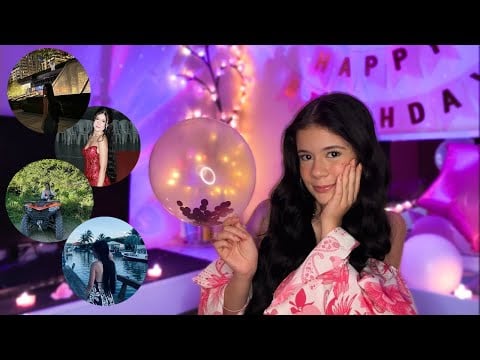 ASMR ESPECIAL ANIVERSÁRIO | Mostrei tudo o que vivi longe do canal + Conversas Importantes 🎂