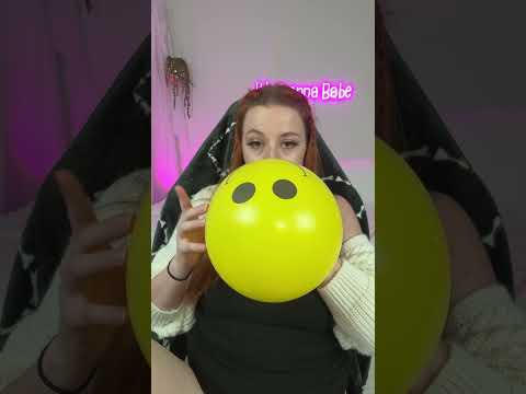 Balloon Blowing for you #asmr #asmrtriggers #balloonblowing