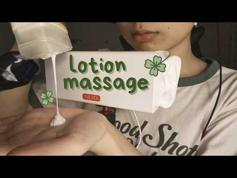 fast asmr | lotion ear massage on the sr3d (some wet + dry mouth sounds)