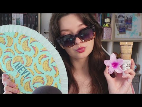 ASMR TRIGGERS DE VERANO - sonidos relajantes, agua, tapping y mouthsounds