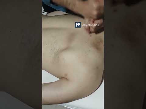 ASMR BACK MASSAGE  CALMING AND RELAXING #satisfying #relaxing #asmr #shorts #massage