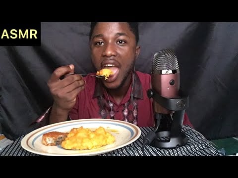 ASMR AFRICAN NIGERIAN FOOD (ASARO) / MUKBANG #asmr MOUTH SOUNDS #mukbangasmr