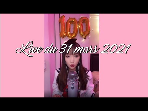 🌷 LIVE ASMR (rediffusion TikTok du 31 mars 2021) 🌷