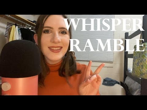 {ASMR} Whisper Ramble (eat breakfast with me!)