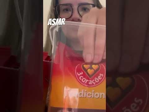 ASMR caseiro arrumando as compras pro salão #asmr