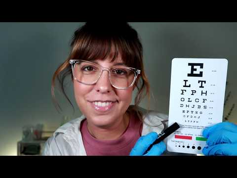 ASMR Soft Spoken Doctor Roleplay | Light Trigger and Eye, Ear and Reflex Exam