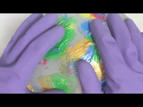 RUBBER GLOVES ⭐👄⭐  BALLOON PAINT KISSES   [[ASMR]]