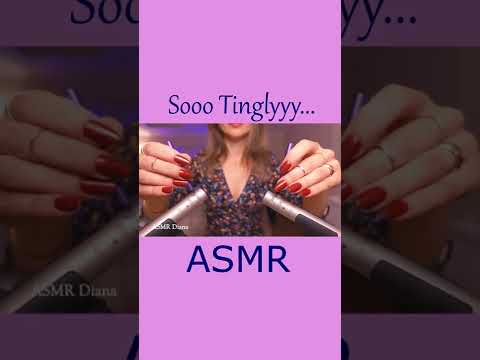 ASMR Relaxing Sounds ❤️ Mic Brushing #shorts