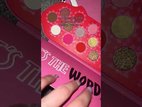 ASMR new makeup tapping 💄