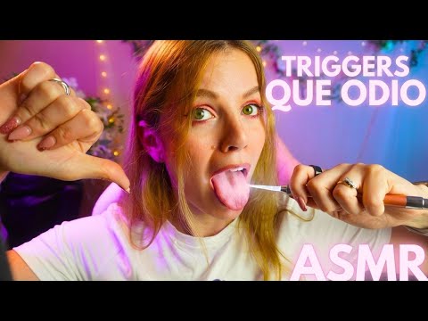 ASMR Haciendo Triggers QUE ODIO