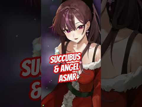 [FULL Video on my channel] #christmas #roleplay #asmr succubus and angel cuddles
