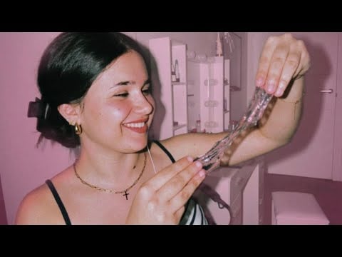 asmr jugando con slime | mouth sounds 💓