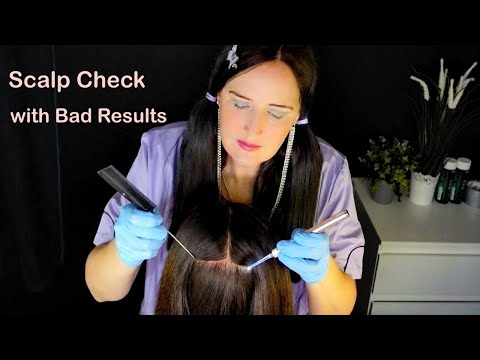 ASMR Doctor Scalp Check & Dandruff Removal (Whispered)