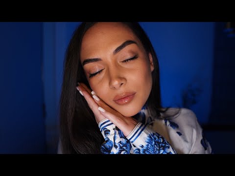 🌧️ Face Touching | Ear-to-Ear Whispers & Gentle Hand Movements | Rain Sounds ASMR