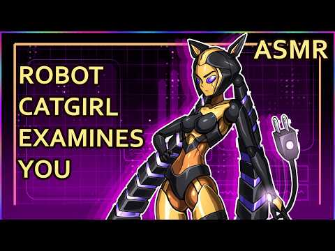 Robot Catgirl Examines and Mind-Links With You | ASMR | Cyborg Listener |  [sci-fi] [ear cleaning]