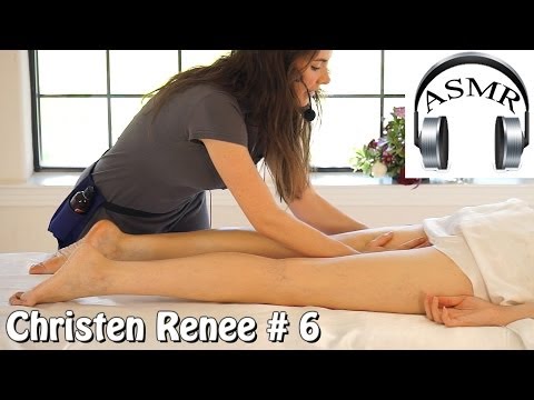 ASMR Massage Christen #6 Foot & Leg Massage, Relaxing Massage Therapy Techniques