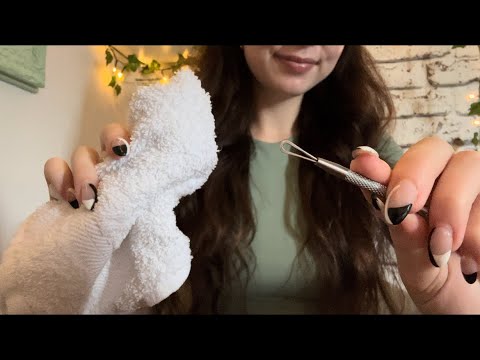 ASMR - Relaxing Blackhead Removal for Sleep 💤🧖‍♀️(No Talking/Layered Sounds)